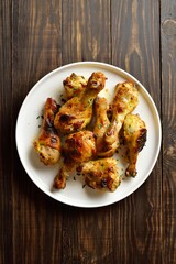 Roasted chicken drumsticks