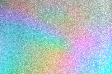 Abstract holographic rainbow foil iridescent glitter sparkle texture background