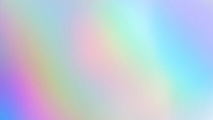 Abstract blur holographic rainbow foil iridescent background