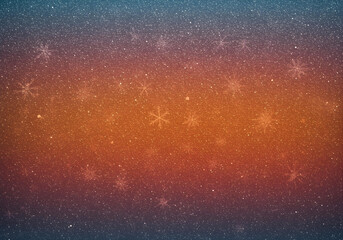 Textured Gradient Background with Falling Snowflakes