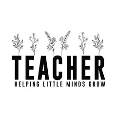 teacher helping little minds grow