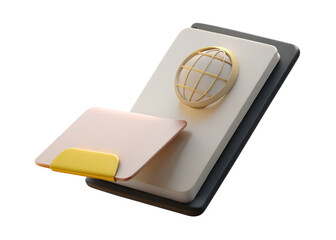 a 3d passport holder or travel documents,