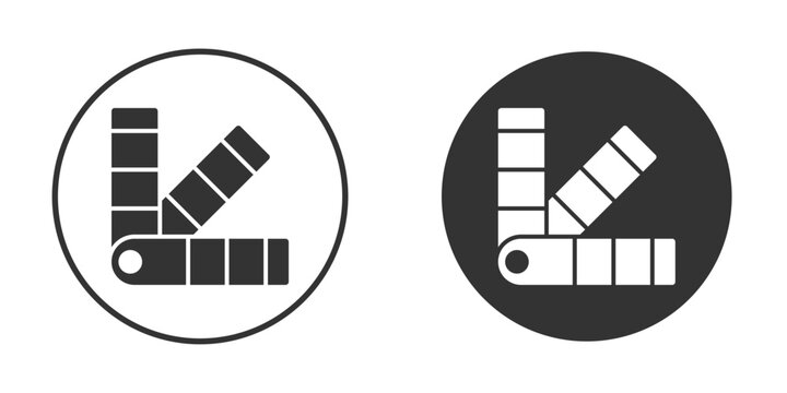 Swatch icon. Simple vector illustration. Silhouette Icon Set.