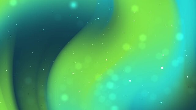 Blend of green and blue with bokeh lights is a vibrant and artistic background suitable for website banners and digital designs.