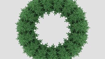 Green Christmas Wreath