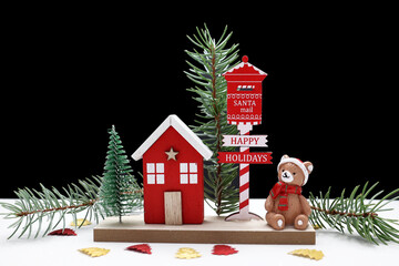 paysage de décoration pour la fin de l année