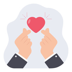 Love, passion, and positive emotion concept PNG File On Transparent Background