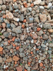a collection of various gravel or small stones.