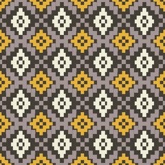 Geometric seamless pattern, designed for decoration, background, wallpaper, fabric, clothing.
