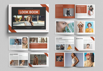 Lookbook Brochure Template Landscape