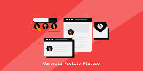 AI profile image creator delivers high quality visuals, used in social media, website and business email communication.