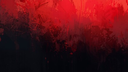 Abstract background with dark red and black brush strokes