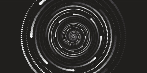 Halftone circular dotted frames set. Circle dots texture isolated on white background modern art good