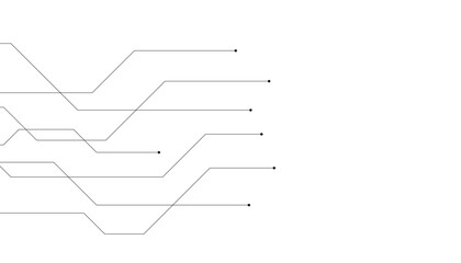 Abstract futuristic circuit board Illustration, Circuit board with various technology elements. Circuit board pattern for technology background. Vector illustration