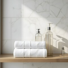 Clean Bathroom Shelf