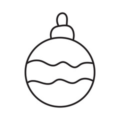 Festive Ornament A Simple Outline for Holiday Decorating and Creative Projects