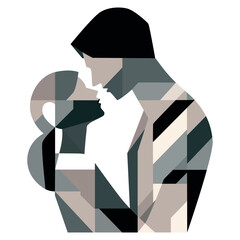 Abstract Geometric Hug