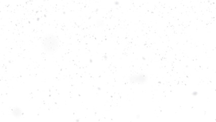 Snowfall overlay on black background