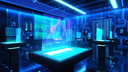 modern interior of a modern building