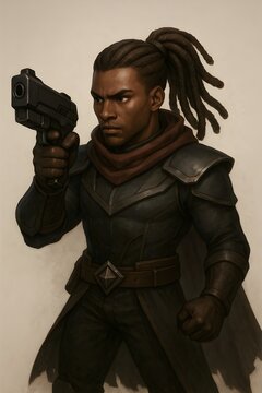 man with gun