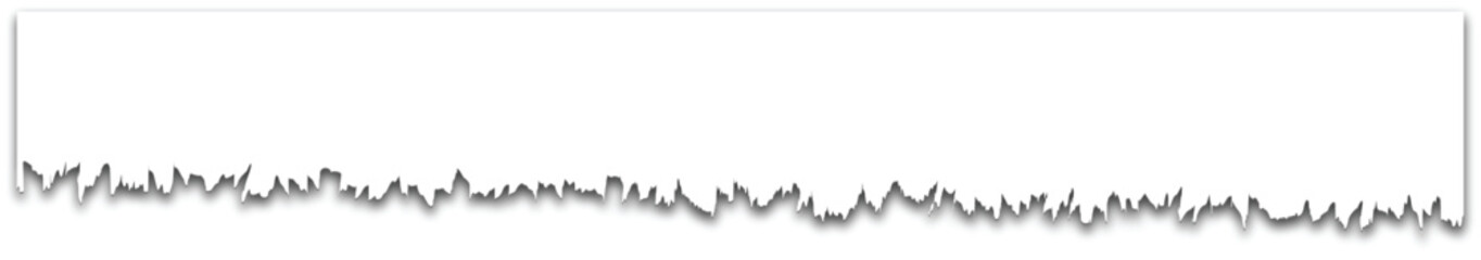 realistic torn paper edge shadow effect isolated white background jagged rip texture overlay design