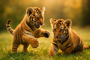 tiger in the jungle