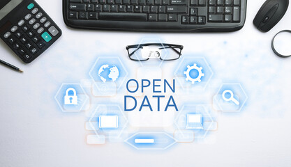 Open Data. Technology. Internet. Business