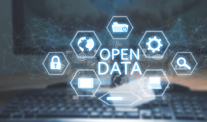 Open Data. Technology. Internet. Business