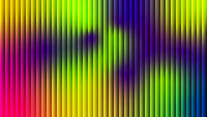 Vibrant and colorful abstract background with vertical lines and blurred color spots