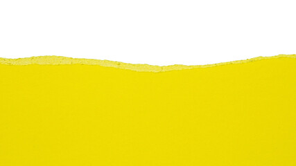 yellow torn or ripped paper isolated on transparent png background,yellow torn paper with yellow...