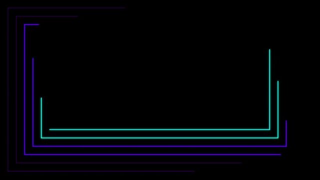 neon visuals display, electronic music performance enhanced by vivid neon corner designs