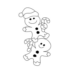 Hand drawn vector Christmas 
