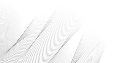 Blank white sheet of paper with a curled corner and soft shadow for design template and business documents