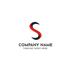 Stylish s letter logo vector scalable illustration for corporate branding and business identity