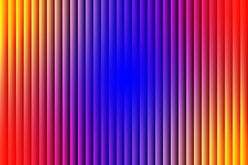 Vibrant rainbow gradient of vertical stripes with a blue center