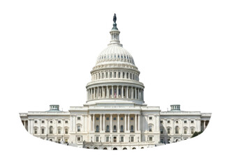United states capitol building transparent background cutout png