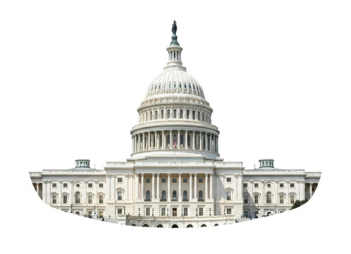 United states capitol building transparent background cutout png