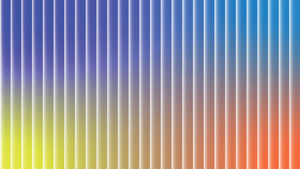 Gradient Spectrum Vertical Stripes of Color for Modern Design