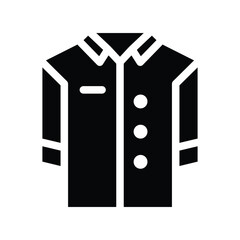 shirt glyph icon illustration vector graphic.eps