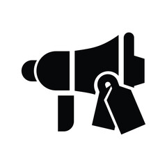  promotion glyph icon illustration vector graphic.eps