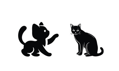 cat silhouette images