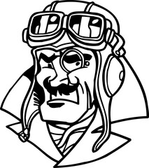 Piloto Vintage Aviador