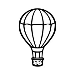 Cute hot air balloon vintage travel adventure