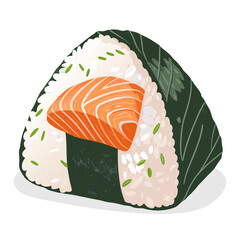 Create Bold Stroke Japanese Onigiri Rice Professional Photo Great for Commercial Projects