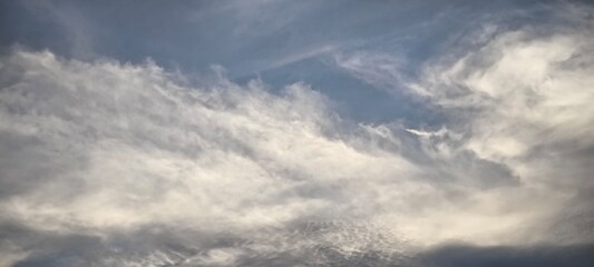 Obraz premium Blue sky and clouds in nature