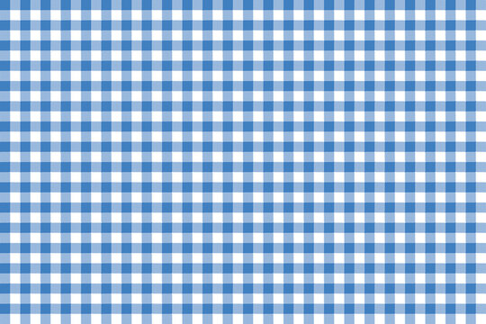 DodgerBlue and white color plaid pattern background. plaid pattern background. Seamless pattern.