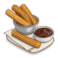 Featuring Create Bold Stroke Spanish Churros With Cho Dynamic Professional Photo