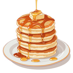 Dynamic Create Bold Stroke American Pancakes Stack Creative Visual