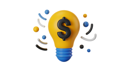 Brilliant idea to make money with this fun 3D dollar sign lightbulb