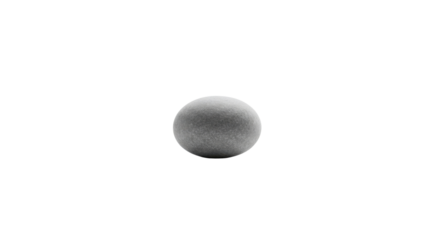 Gray sphere for design concepts isolated PNG with Transparent Background